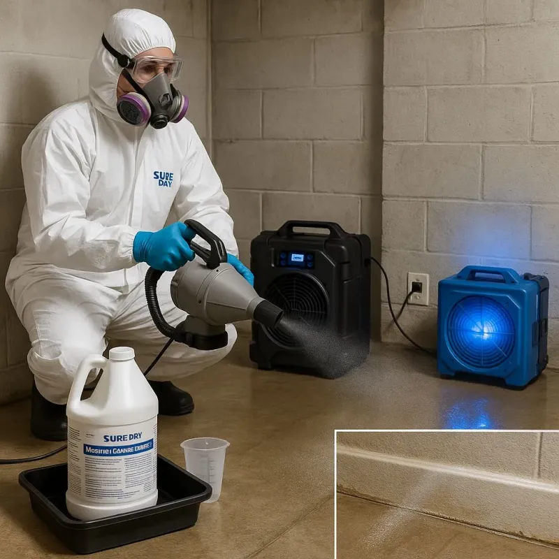 Sanitization and Odor Removal process in Pleasant Hill, OH
