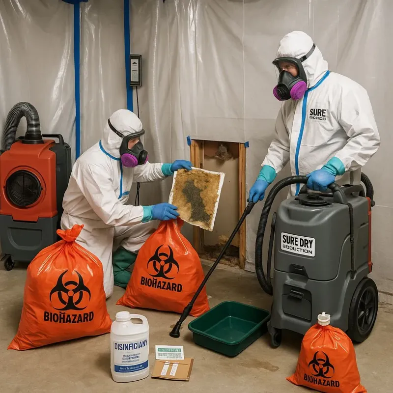 Contaminated Water Handling Protocols process in Pleasant Hill, OH